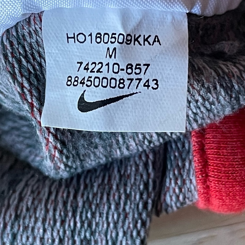 NIKE Men's Red Dri-FIT Training Fleece Full Zip Hoodie Size Medium 54262 - Picture 16 of 16